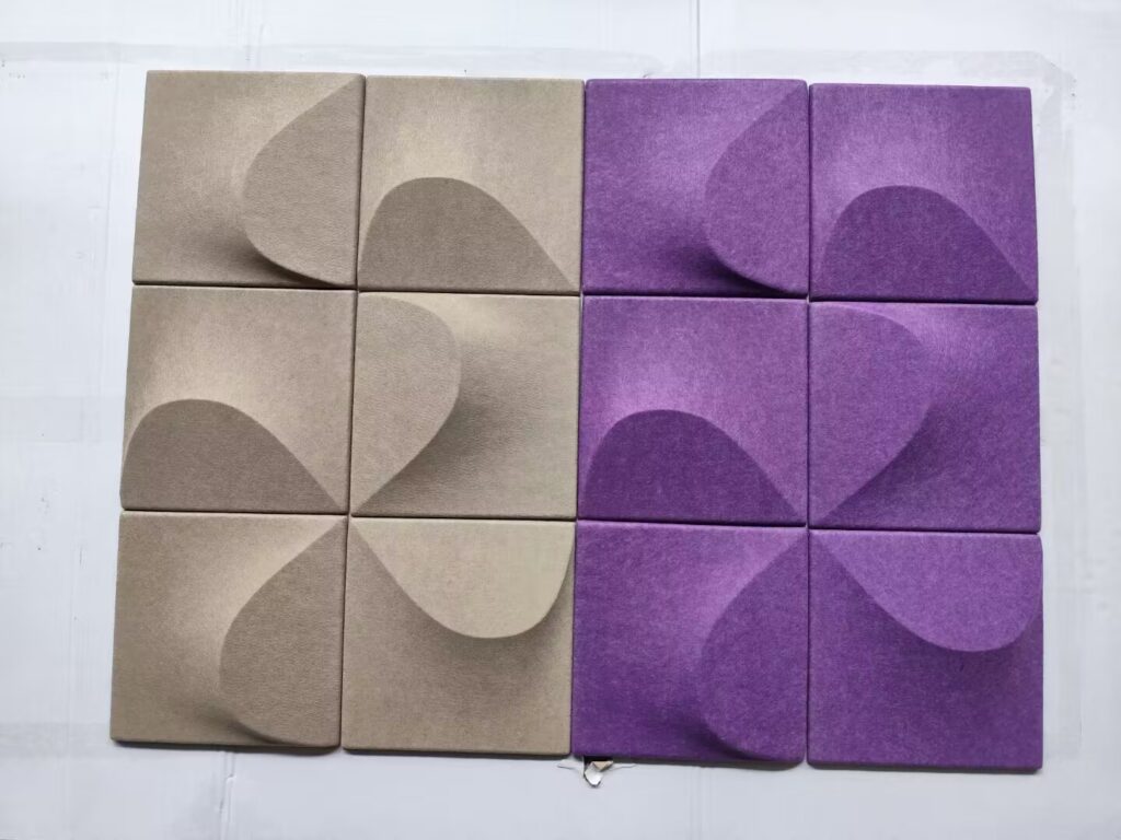3D thermoforming PET felt