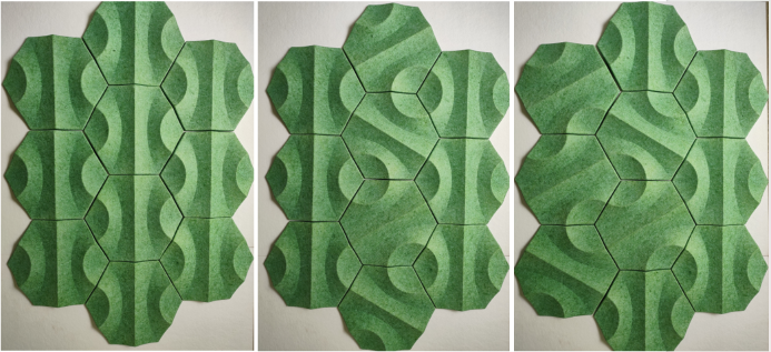 3D PET acoustic panel